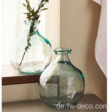 Recyclingglasballon Vase Tabletop Glass Vasen
